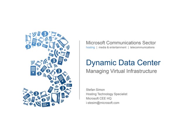 Dynamic Data Center for Hosters, by Stefan Simon