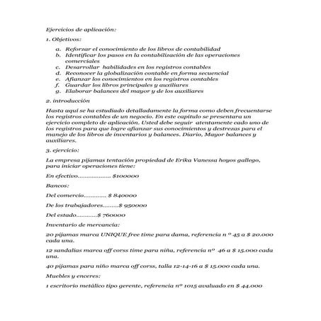 ejercicios de archivacion