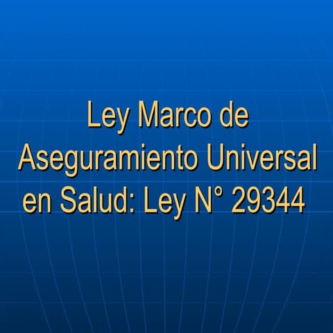 Expo.  ley de aseguramiento u.