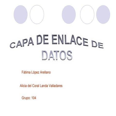 Capa de Enlace Modelo Osi