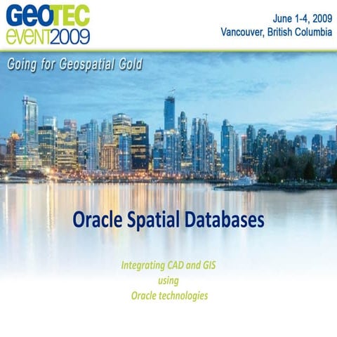 Oracle Spatial Databases | PPT | Free Download