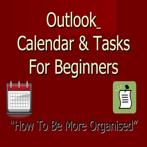 Outlook Calendars for Beginners