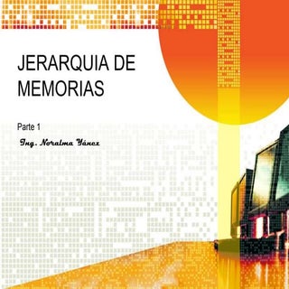 ARQUITECTURA - JERARQUIA DE MEMORIAS