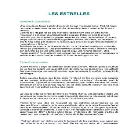 Les Estrelles