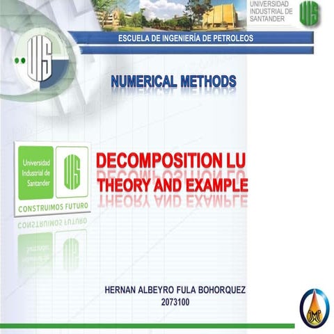 LU Decomposition Fula 