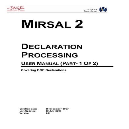 Mirsal 2 manual BOE