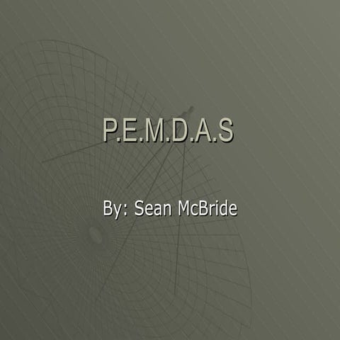 PEMDAS