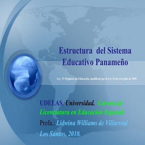 Estructuras del Sistena Educativo Panameño