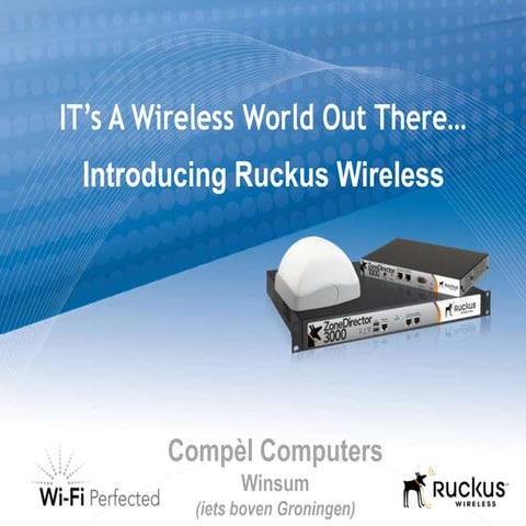 Ruckus Wireless bij ICT-noord