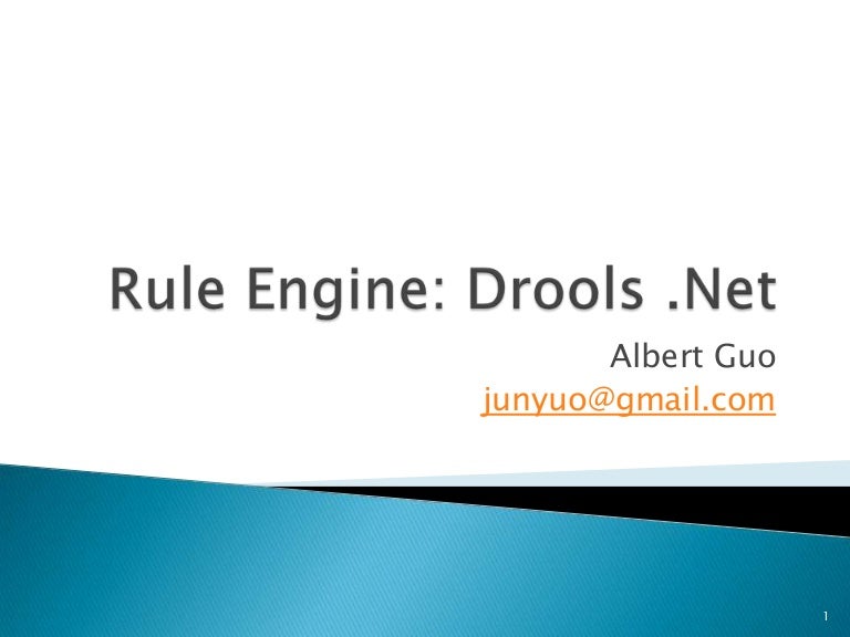 Rule Engine Drools