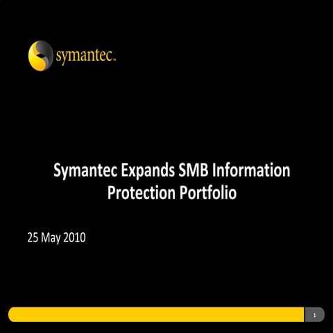 SMB Information Protection Portfolio