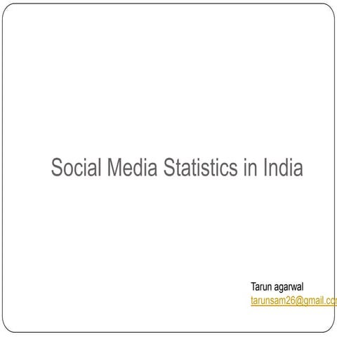 social media in india