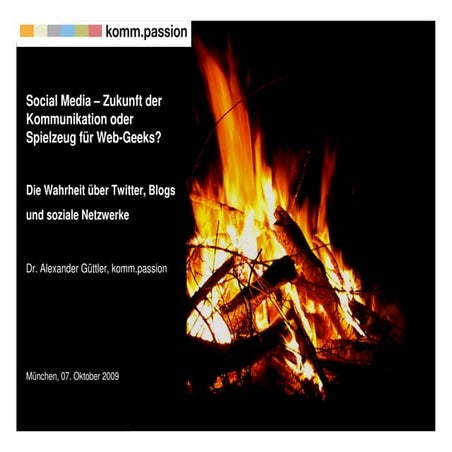 Social Media GPRA 7 Okt 09 München