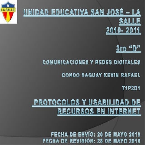 T1 P2 D1  Condo Saguay Kevin Rafael