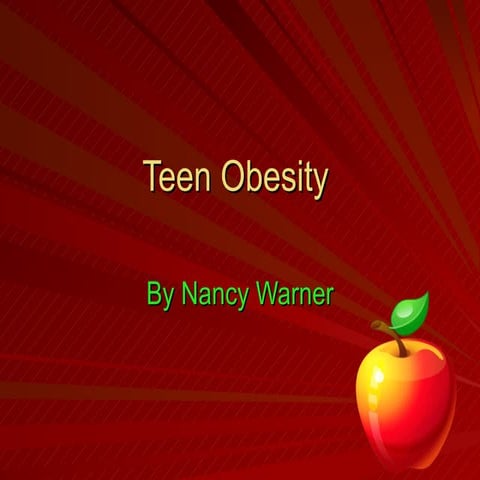 Teen Obesity 