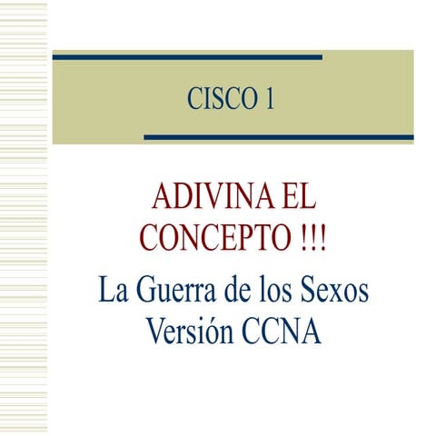 Test de diagnostico CCNA