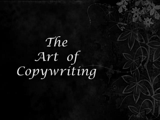 The Art Copywriting