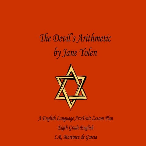 Teacher's 6 Unit Lesson Plan for Integrating Holocaust History and ...