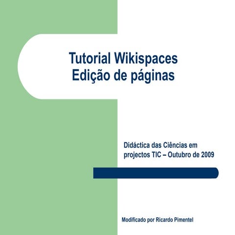 Wikispace passo a passo | PDF