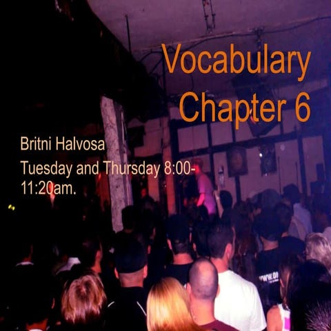 Vocab Ch6