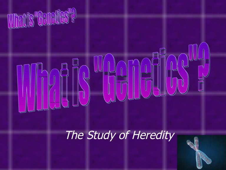 What is Genetics