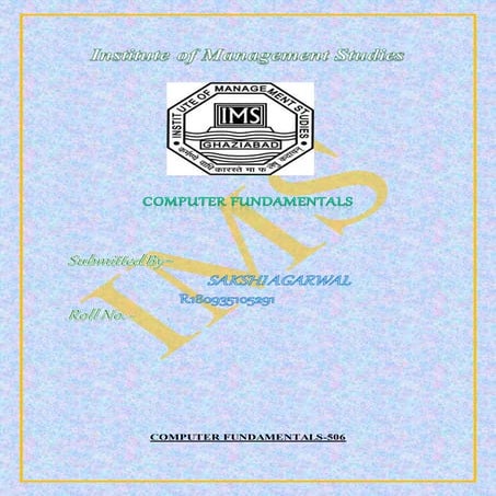 Computer Fundamentals