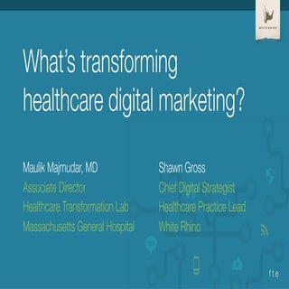 What's transforming healthcare digi...