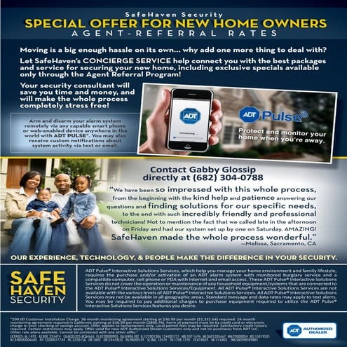 ADT Agent Referral Program | PDF