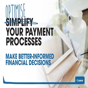 Canon For Business - Optimise your payment process