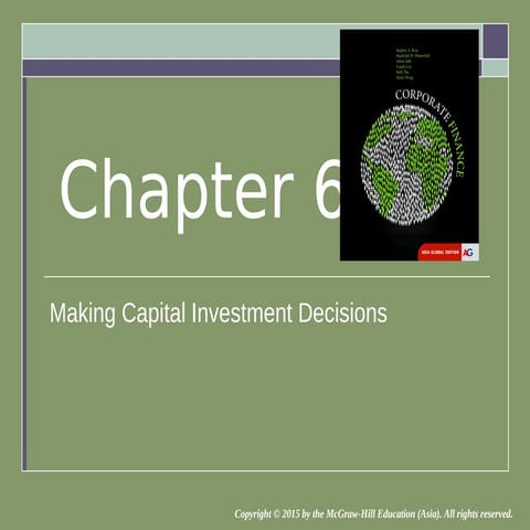 chap006 Making Capital Investment Decisions | PDF