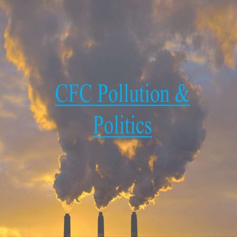 Cfc pollution & politics