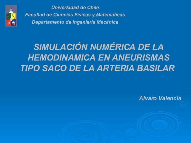 CFD  Aneurisma  Basilar