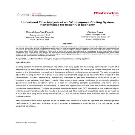 Cfd 02 underhood_flow_analysis_mahindra