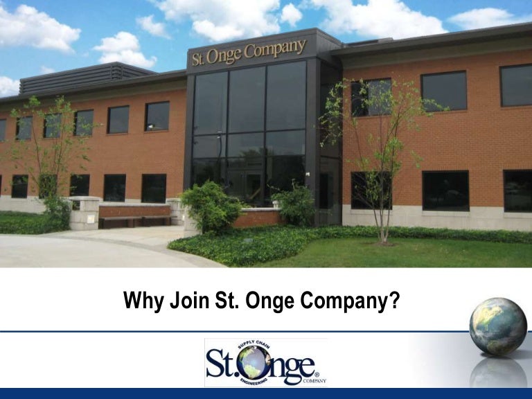Why Join St Onge Company 2016
