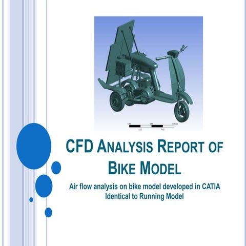 Cfd analysis report of bike model | PPTX