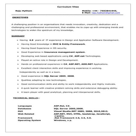 Raju_Resume