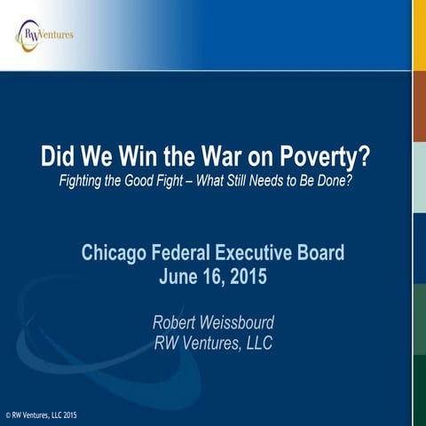 Did we win the war on poverty?