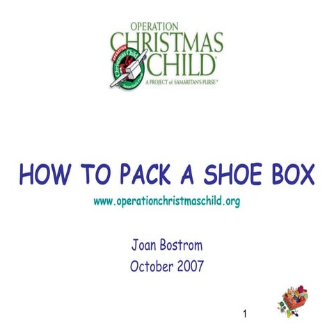 How to pack a shoe box | PPT