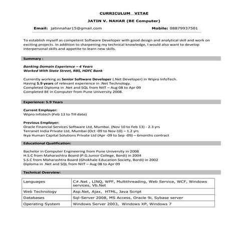 Jatin_Resume