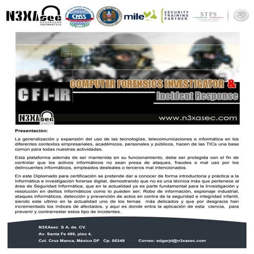 C)FI-RI Computer Forensics Investigator & Incident Response  v.2  2015