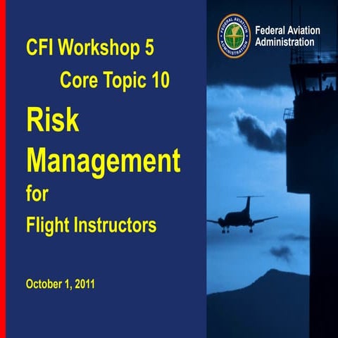 CFI Workshop - Module 5 Risk Management 