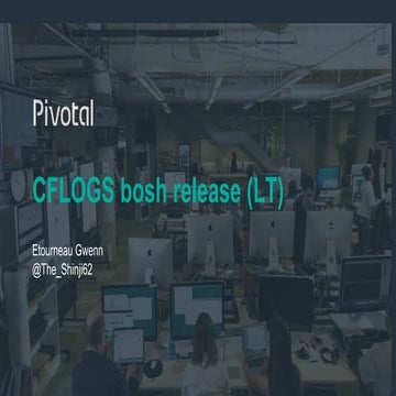 Cloud Foundry CF LOGS stack