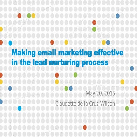 Making email marketing effective in the lead nurturing process