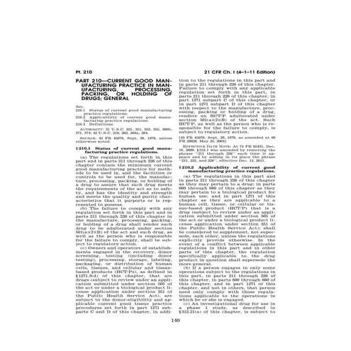Cfr 2011-title21-vol4-part210