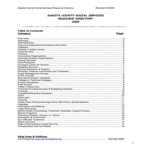 C&amp;F Resource Directory