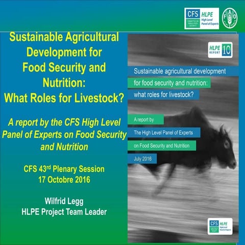 Sustainable Agricultural Development for Food Security and Nutrition ...