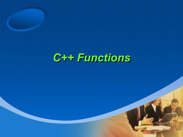 C++ Functions.ppt