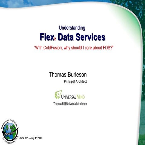 Understanding Flex Data Services