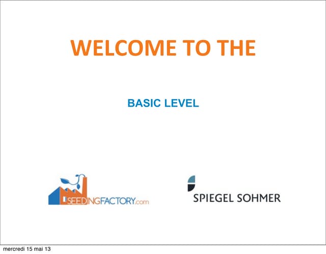 Crowdfunding workshop Montreal - Ba...