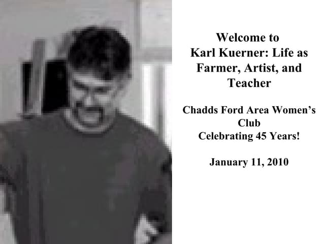 Chadds Ford Area Womens Society Presentation